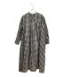 KAGURE (カグレ) コットンウールチェックワンピース ホワイト×ブラック サイズ:M：6000円