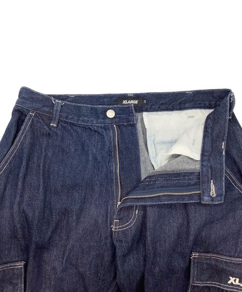 X-LARGE（エクストララージ）X-LARGE (エクストララージ) DENIM 6POCKET PANTS インディゴ サイズ:34の古着・服飾アイテム