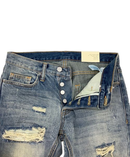 mnml（ミニマル）mnml (ミニマル) M1 VINTAGE DENIM インディゴ サイズ:28の古着・服飾アイテム