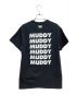 TANGTANG (タンタン) MUDDYプリントTシャツ ブラック サイズ:S：3000円