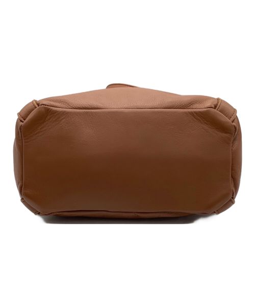 DAKOTA（ダコタ）DAKOTA (ダコタ) 本革ダブルリング使いトートバッグ ブラウンの古着・服飾アイテム