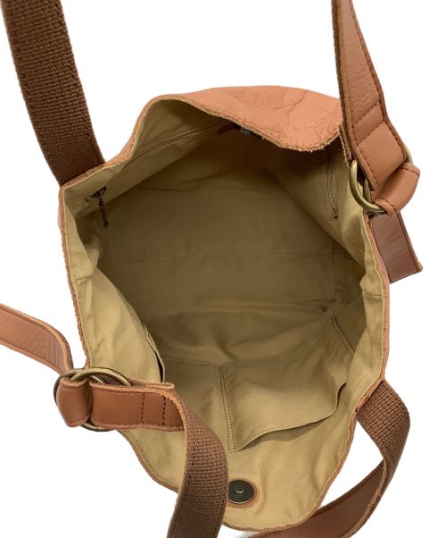 DAKOTA（ダコタ）DAKOTA (ダコタ) 本革ダブルリング使いトートバッグ ブラウンの古着・服飾アイテム