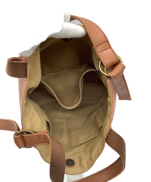 DAKOTA（ダコタ）DAKOTA (ダコタ) 本革ダブルリング使いトートバッグ ブラウンの古着・服飾アイテム