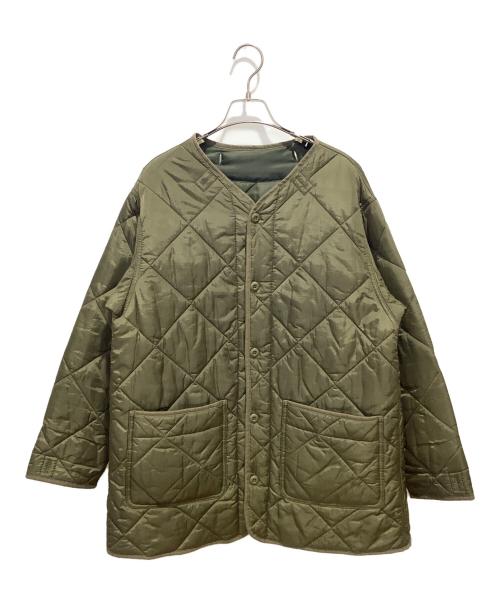 MASTER&CO.（マスターアンドコー）MASTER&CO. (マスターアンドコー) LOFTMAN別注キルティングライナージャケット オリーブ サイズ:Lの古着・服飾アイテム