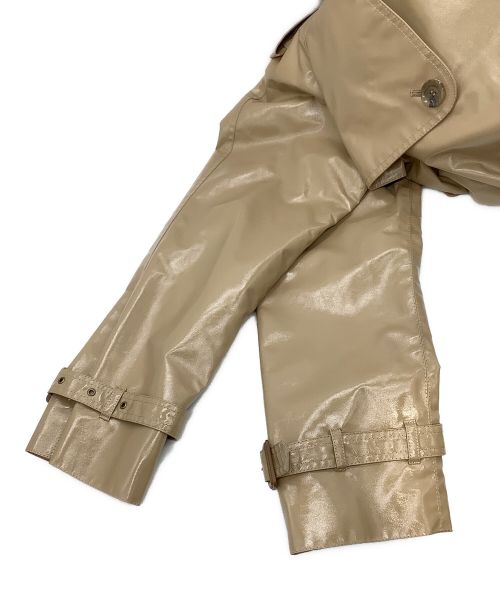 Jean Paul GAULTIER（ジャンポールゴルチェ）Jean Paul GAULTIER (ジャンポールゴルチェ) コーティング加工トレンチコート ベージュ サイズ:38の古着・服飾アイテム