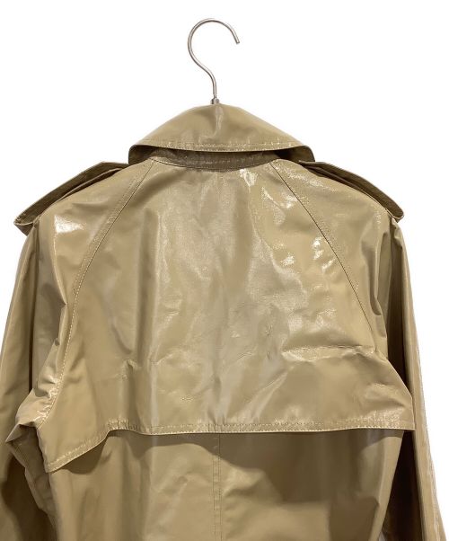 Jean Paul GAULTIER（ジャンポールゴルチェ）Jean Paul GAULTIER (ジャンポールゴルチェ) コーティング加工トレンチコート ベージュ サイズ:38の古着・服飾アイテム