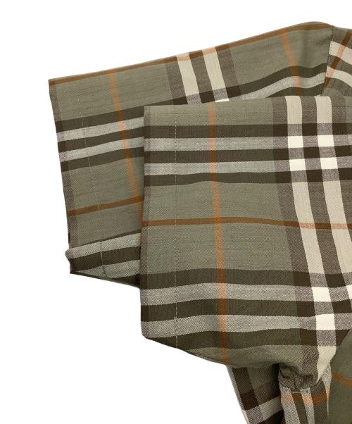 Burberry's（バーバリーズ）Burberry's (バーバリー) ノバチェック スカート セットアップ オリーブ サイズ:7R/9ARの古着・服飾アイテム