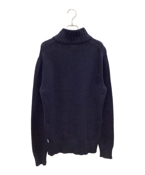 POLO RALPH LAUREN（ポロ・ラルフローレン）POLO RALPH LAUREN (ポロ・ラルフローレン) 星条旗ハーフジップニット ネイビー×レッド サイズ:Sの古着・服飾アイテム