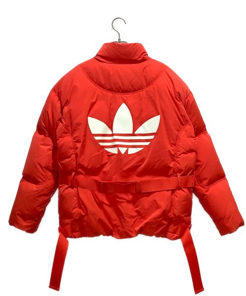 adidas Originals（アディダスオリジナル）adidas Originals (アディダスオリジナル) ダウンジャケット レッド サイズ:36の古着・服飾アイテム