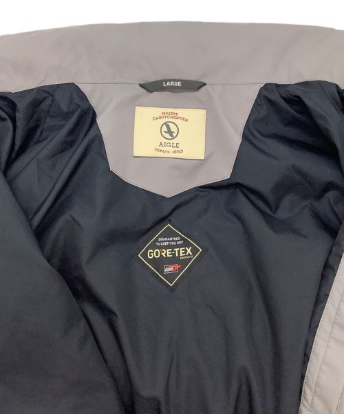 AIGLE（エーグル）AIGLE (エーグル) ビービスジャケット グレー サイズ:LARGEの古着・服飾アイテム