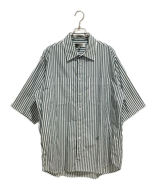 ISABEL MARANT（イザベルマラン）ISABEL MARANT (イザベルマラン) JARLOW シャツ ホワイト×グリーン サイズ:Sの古着・服飾アイテム