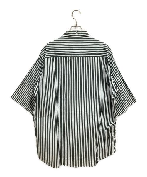 ISABEL MARANT（イザベルマラン）ISABEL MARANT (イザベルマラン) JARLOW シャツ ホワイト×グリーン サイズ:Sの古着・服飾アイテム