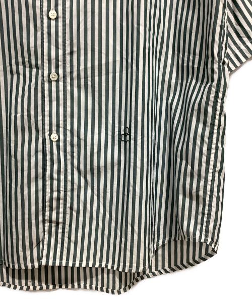 ISABEL MARANT（イザベルマラン）ISABEL MARANT (イザベルマラン) JARLOW シャツ ホワイト×グリーン サイズ:Sの古着・服飾アイテム