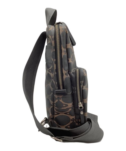 Vivienne Westwood（ヴィヴィアンウエストウッド）Vivienne Westwood (ヴィヴィアンウエストウッド) ワンショルダーバッグ ブラック×カーキの古着・服飾アイテム