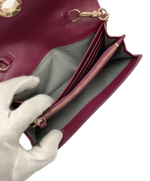 COLE HAAN（コールハーン）COLE HAAN (コールハーン) ターンロックウォレット パープルの古着・服飾アイテム