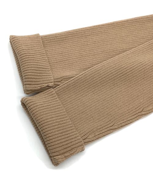 Lily Brown（リリーブラウン）Lily Brown (リリーブラウン) ニット布帛ドッキングワンピース ベージュ サイズ:Fの古着・服飾アイテム