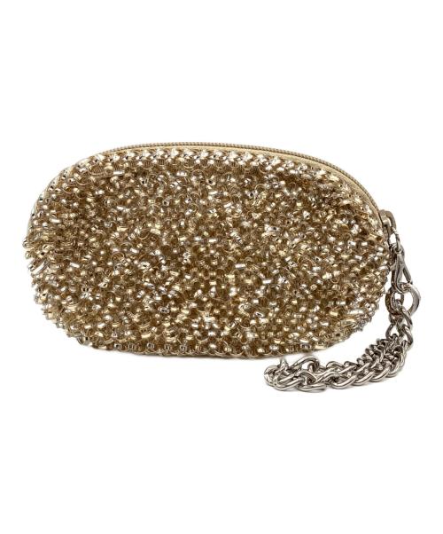 ANTEPRIMA（アンテプリマ）ANTEPRIMA (アンテプリマ) チェーンワイヤーポーチ ゴールドの古着・服飾アイテム