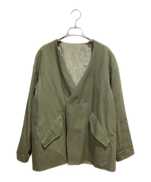 KIJI（キジ）KIJI (キジ) リバーシブルキルティングライナージャケット グリーン サイズ:1の古着・服飾アイテム