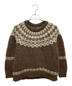 中古・古着通販】BATONER (バトナ―) MOHAIR NORDIC CREW NECK BN-20FM
