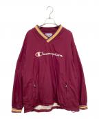Champion×X-LARGEチャンピオン×エクストララージ）の古着「ナイロンプルオーバー」｜レッド