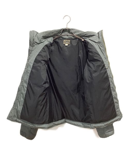 DIESEL（ディーゼル）DIESEL (ディーゼル) ウール切替中綿ジャケット グレー サイズ:Mの古着・服飾アイテム