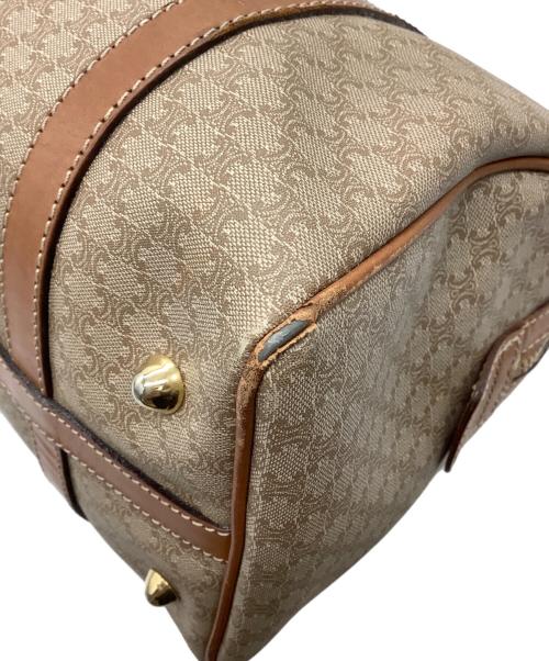 CELINE（セリーヌ）CELINE (セリーヌ) マカダム　ミニボストンバッグ ブラウンの古着・服飾アイテム