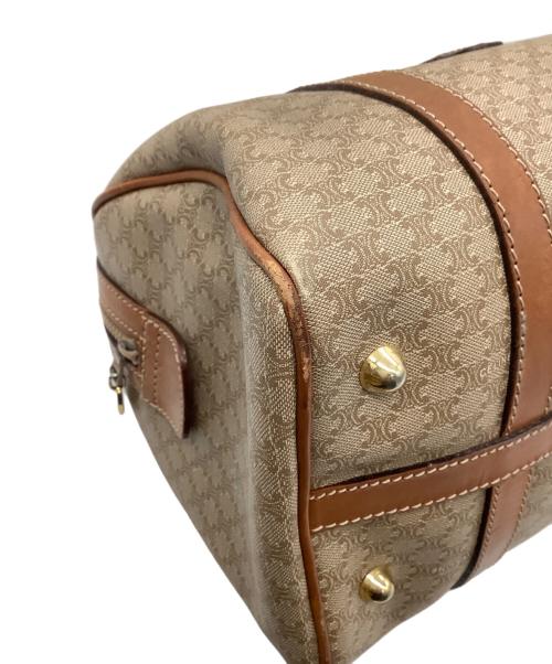 CELINE（セリーヌ）CELINE (セリーヌ) マカダム　ミニボストンバッグ ブラウンの古着・服飾アイテム