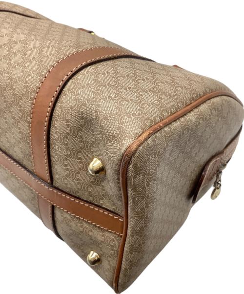 CELINE（セリーヌ）CELINE (セリーヌ) マカダム　ミニボストンバッグ ブラウンの古着・服飾アイテム