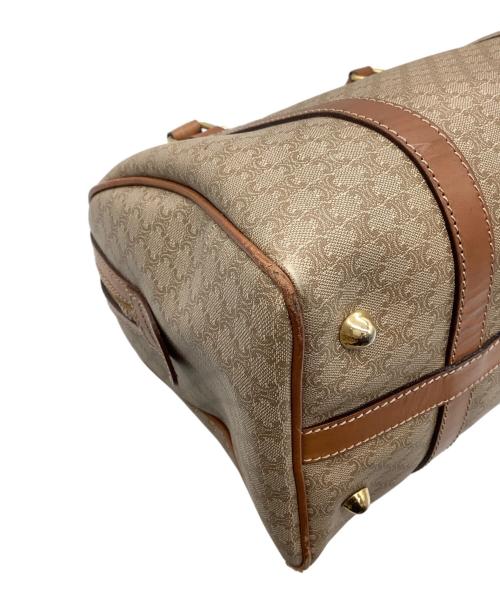 CELINE（セリーヌ）CELINE (セリーヌ) マカダム　ミニボストンバッグ ブラウンの古着・服飾アイテム