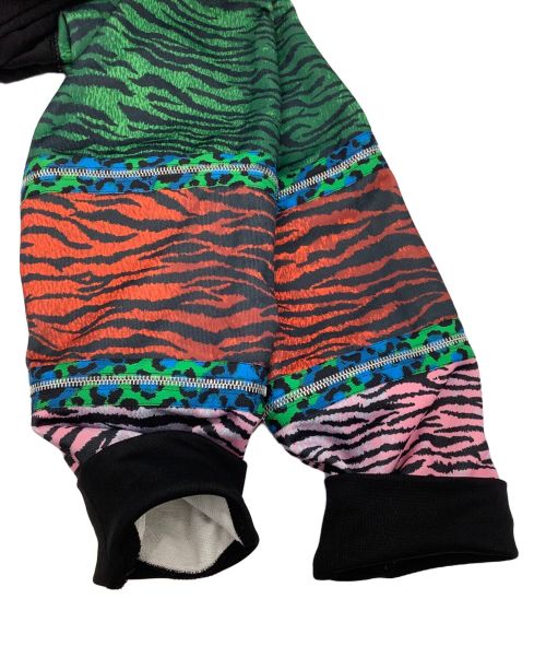 KENZO（ケンゾー）KENZO (ケンゾー) H&M (エイチアンドエム) ジップリブスウェット ブラック×グリーン×オレンジ サイズ:Lの古着・服飾アイテム
