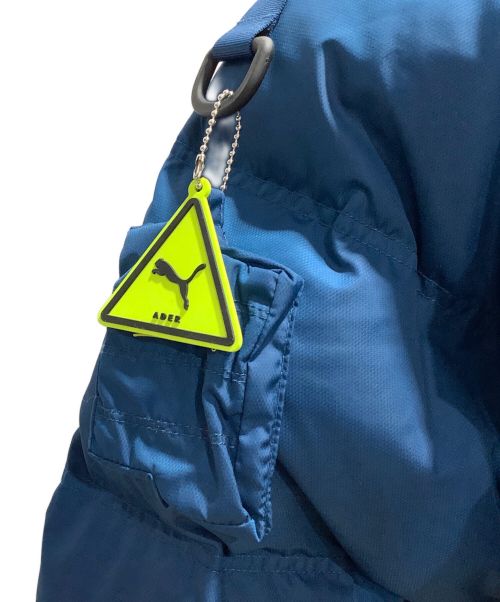 PUMA（プーマ）PUMA (プーマ) ADER error (アーダーエラー) ダウンジャケット ブルー サイズ:Lの古着・服飾アイテム