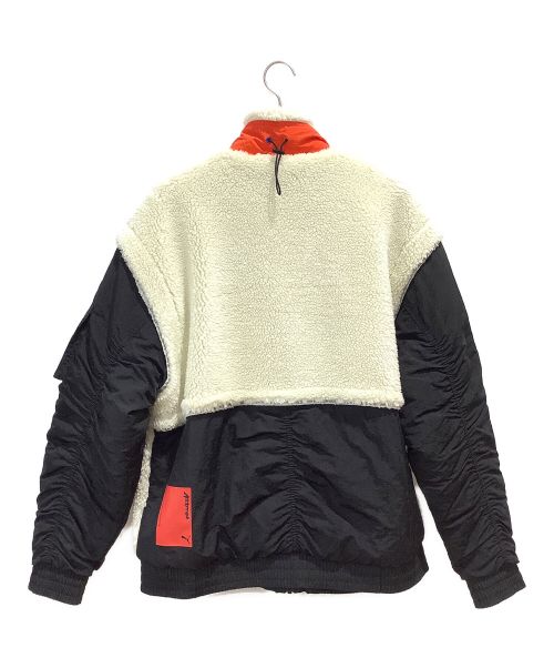 PUMA（プーマ）PUMA (プーマ) ATTEMPT (アテンプト) SHERPA BOMBER ブラック×ベージュ サイズ:Lの古着・服飾アイテム