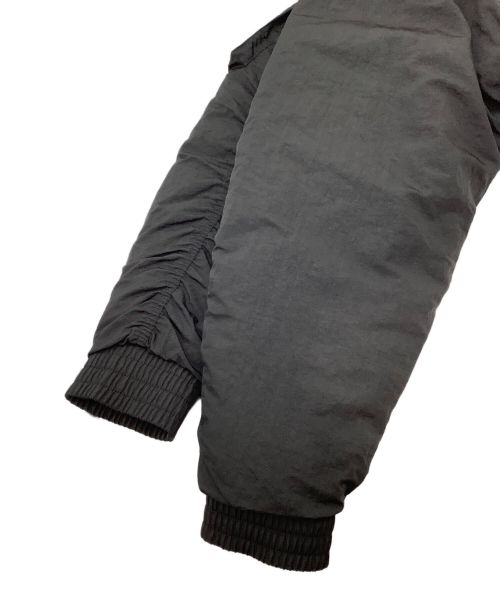 PUMA（プーマ）PUMA (プーマ) ATTEMPT (アテンプト) SHERPA BOMBER ブラック×ベージュ サイズ:Lの古着・服飾アイテム