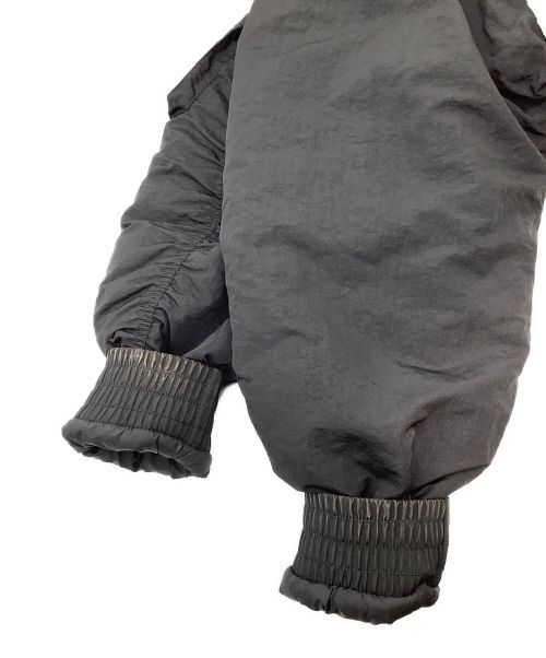 PUMA（プーマ）PUMA (プーマ) ATTEMPT (アテンプト) SHERPA BOMBER ブラック×ベージュ サイズ:Lの古着・服飾アイテム