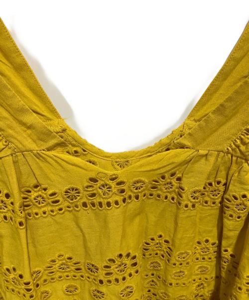 ne quittez pas（ヌキテパ）ne quittez pas (ヌキテパ) HEMLA BACKRIBBON TOP イエロー サイズ:-の古着・服飾アイテム