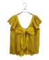 ne quittez pas（ヌキテパ）の古着「HEMLA BACKRIBBON TOP」｜イエロー