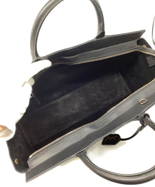 Saint Laurent Paris（サンローランパリ）Saint Laurent Paris (サンローランパリ) カバ リヴゴーシュ 2WAYショルダーバッグ ブラックの古着・服飾アイテム