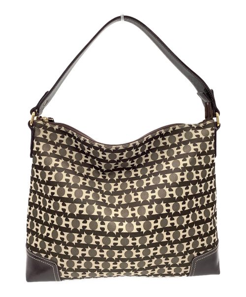 Hamano（ハマノ）HAMANO (ハマノ) ハンドバッグ ブラウンの古着・服飾アイテム