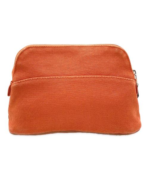 HERMES（エルメス）HERMES (エルメス) ミニポーチ オレンジの古着・服飾アイテム