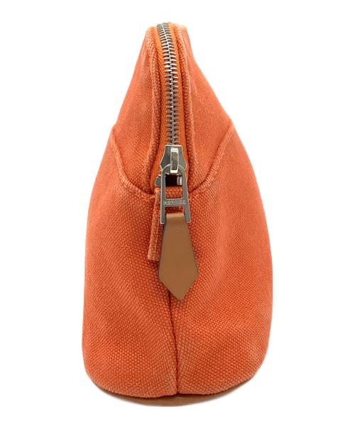 HERMES（エルメス）HERMES (エルメス) ミニポーチ オレンジの古着・服飾アイテム
