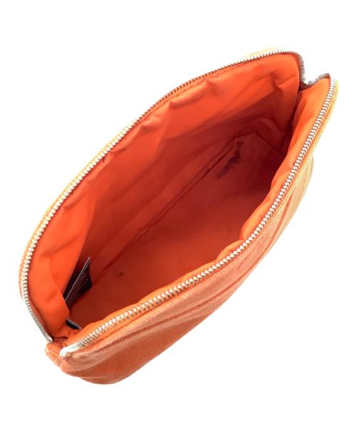 HERMES（エルメス）HERMES (エルメス) ミニポーチ オレンジの古着・服飾アイテム