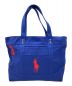 POLO RALPH LAUREN（ポロ・ラルフローレン）の古着「キャンバストートバッグ」｜ブルー×レッド