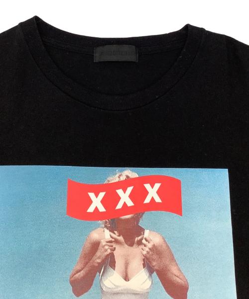 GOD SELECTION XXX（ゴッド セレクション トリプルエックス）GOD SELECTION XXX (ゴッド セレクション トリプルエックス) フォトTシャツ ブラック サイズ:Mの古着・服飾アイテム