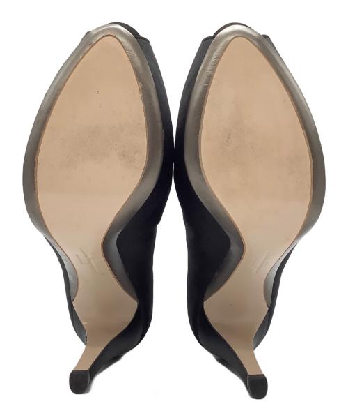 Salvatore Ferragamo（サルヴァトーレ フェラガモ）Salvatore Ferragamo (サルヴァトーレ フェラガモ) ヒールパンプス ブラック サイズ:6 1/2の古着・服飾アイテム