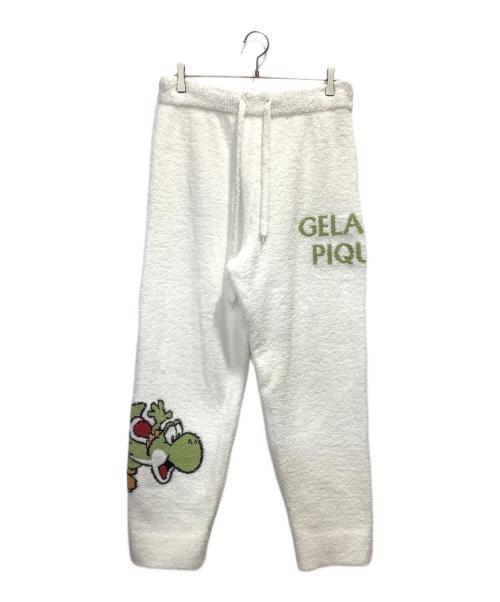 gelato pique（ジェラートピケ）gelato pique (ジェラートピケ) SUPER MARIO (スーパーマリオ) ベビモコジャガードプルオーバー&ロングパンツセット ホワイト サイズ:Lの古着・服飾アイテム