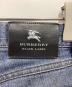 中古・古着 BURBERRY BLACK LABEL (バーバリーブラックレーベル) 5Pデニムパンツ ブルー サイズ:76：5000円