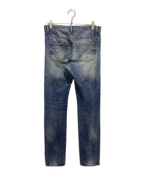 Christian Dior（クリスチャン ディオール）Christian Dior (クリスチャン ディオール) 2010AW Jake USED加工 スキニーデニムパンツ ブルー サイズ:31の古着・服飾アイテム