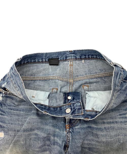 Christian Dior（クリスチャン ディオール）Christian Dior (クリスチャン ディオール) 2010AW Jake USED加工 スキニーデニムパンツ ブルー サイズ:31の古着・服飾アイテム