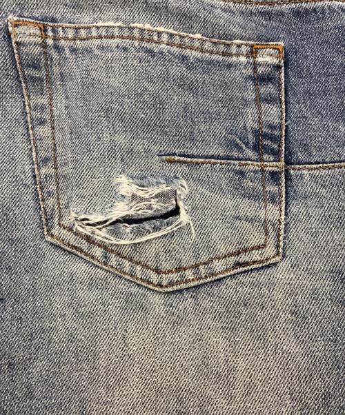 Christian Dior（クリスチャン ディオール）Christian Dior (クリスチャン ディオール) 2010AW Jake USED加工 スキニーデニムパンツ ブルー サイズ:31の古着・服飾アイテム