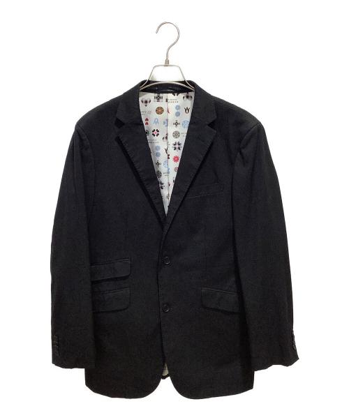 BURBERRY BLACK LABEL（バーバリーブラックレーベル）BURBERRY BLACK LABEL (バーバリーブラックレーベル) テーラードジャケット ブラック サイズ:Mの古着・服飾アイテム